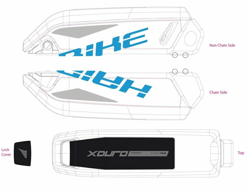Haibike - Stickers Pour Batterie Bosch Sur XDURO 2014/ 2015/ 2016/ 2017 5 Haibike - Stickers Pour Batterie Bosch Sur XDURO 2014/ 2015/ 2016/ 2017 – Image 5