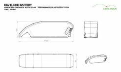 E-Bike Vision - EBV Batterie De Cadre Compatible Bosch Active (Plus) / Performance (CX) 36 V -Promos Vtt Électriques Boutique 540 3840x2160