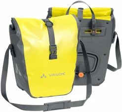 Vaude - Aqua Front - Paire De Sacoches Vélo Pour Roue Avant -Promos Vtt Électriques Boutique Vaude Aqua Front pour Velo electrique bleu dos 3840x2160