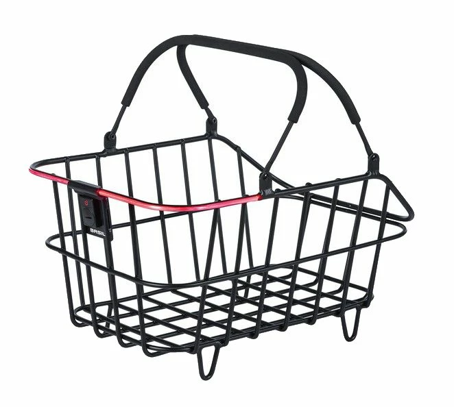 Basil - Panier Vélo Avec LED Intégrées - Cento Alu Multi System Nordlicht 1 Basil - Panier Vélo Avec LED Intégrées - Cento Alu Multi System Nordlicht