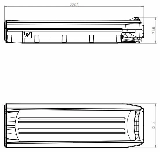 E-Bike Vision - EBV Batterie De Porte-bagages Compatible Gazelle Innergy 36 V 416 Wh 2 E-Bike Vision - EBV Batterie De Porte-bagages Compatible Gazelle Innergy 36 V 416 Wh – Image 2