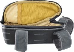 Evoc - Sacoche De Cadre 0,7 L - Bikepacking -Promos Vtt Électriques Boutique evoc sacoche de cadre 700 ml gris ouverte 3840x2160