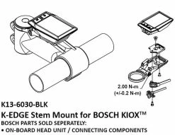 K-Edge - Support De Potence Pour écran Bosch Kiox -Promos Vtt Électriques Boutique k edge vorbau displayhalter bosch kiox montagehinweis 3840x2160