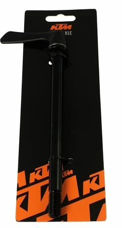 KTM Team - Axe Traversant Arrière 142mm M12x1,75 Noir Orange -Promos Vtt Électriques Boutique ktm team axe traversant arriere 142 mm packaging 3840x2160