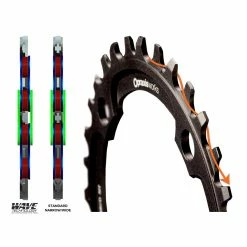 Praxis Works - Plateau VTT ERing Steel 104 Mm - Technologie Wave™ -Promos Vtt Électriques Boutique praxis works plateau ering steel 104mm wawe maillon 3840x2160