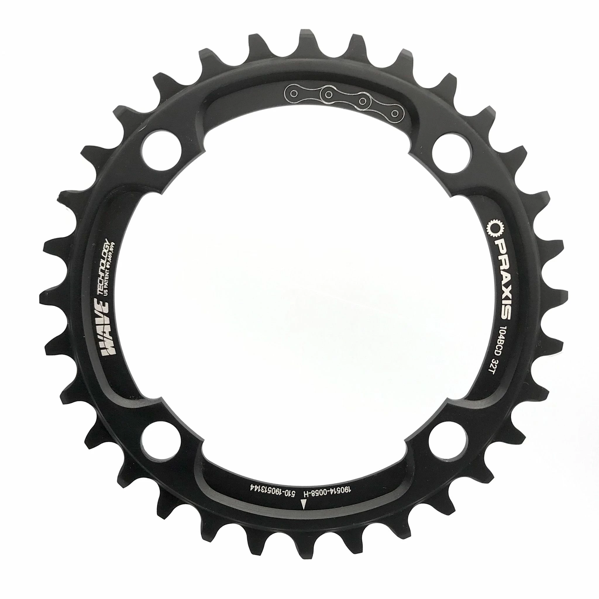 Praxis Works - Plateau VTT DM - Technologie Wave™ 104 Mm 2 Praxis Works - Plateau VTT DM - Technologie Wave™ 104 Mm – Image 2