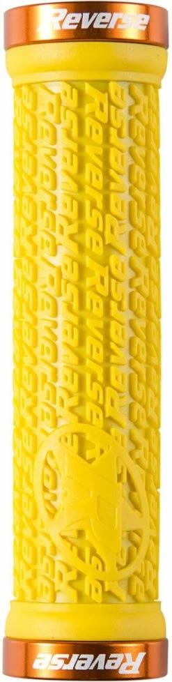 Reverse Components Reverse - Poignées Stamp Lock On Ø30mm X 135mm 11 Reverse Components Reverse - Poignées Stamp Lock On Ø30mm X 135mm -Promos Vtt Électriques Boutique reverse poignees stamp lock on jaune orange 3840x2160