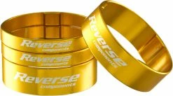 Reverse Components Reverse - Set D'entretoises De Direction “Spacer 1 1/8" -Promos Vtt Électriques Boutique reverse ultra light spacer dore 3840x2160