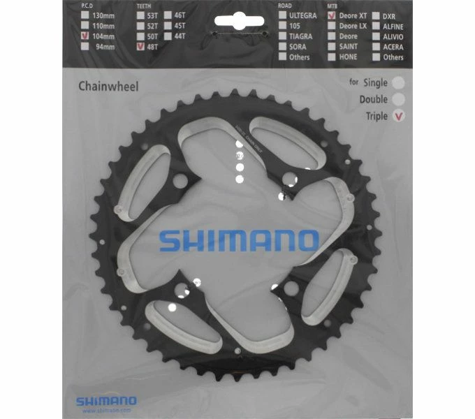 Shimano - Deore XT - Plateau 44 Dents FC-T781 1 Shimano - Deore XT - Plateau 44 Dents FC-T781
