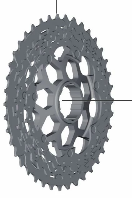 Shimano - Pignons Pour Cassette XT CS-M8000 11-40 | 11-42 | 11-46 1 Shimano - Pignons Pour Cassette XT CS-M8000 11-40 | 11-42 | 11-46