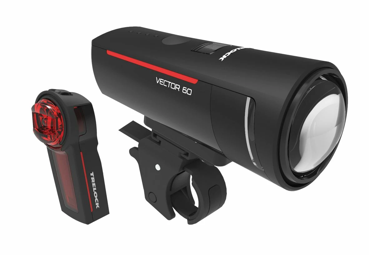 Trelock - Set D'éclairage Avant/arrière LS 600 I-GO Vector & LS 740 I-GO 1 Trelock - Set D'éclairage Avant/arrière LS 600 I-GO Vector & LS 740 I-GO