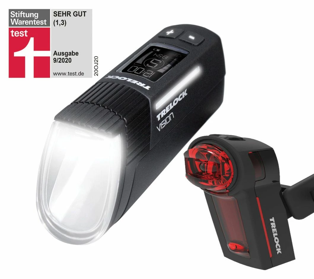 Trelock - Set D'éclairage Avant/arrière LS760 Vision Lite & LS 740 I-GO 1 Trelock - Set D'éclairage Avant/arrière LS760 Vision Lite & LS 740 I-GO