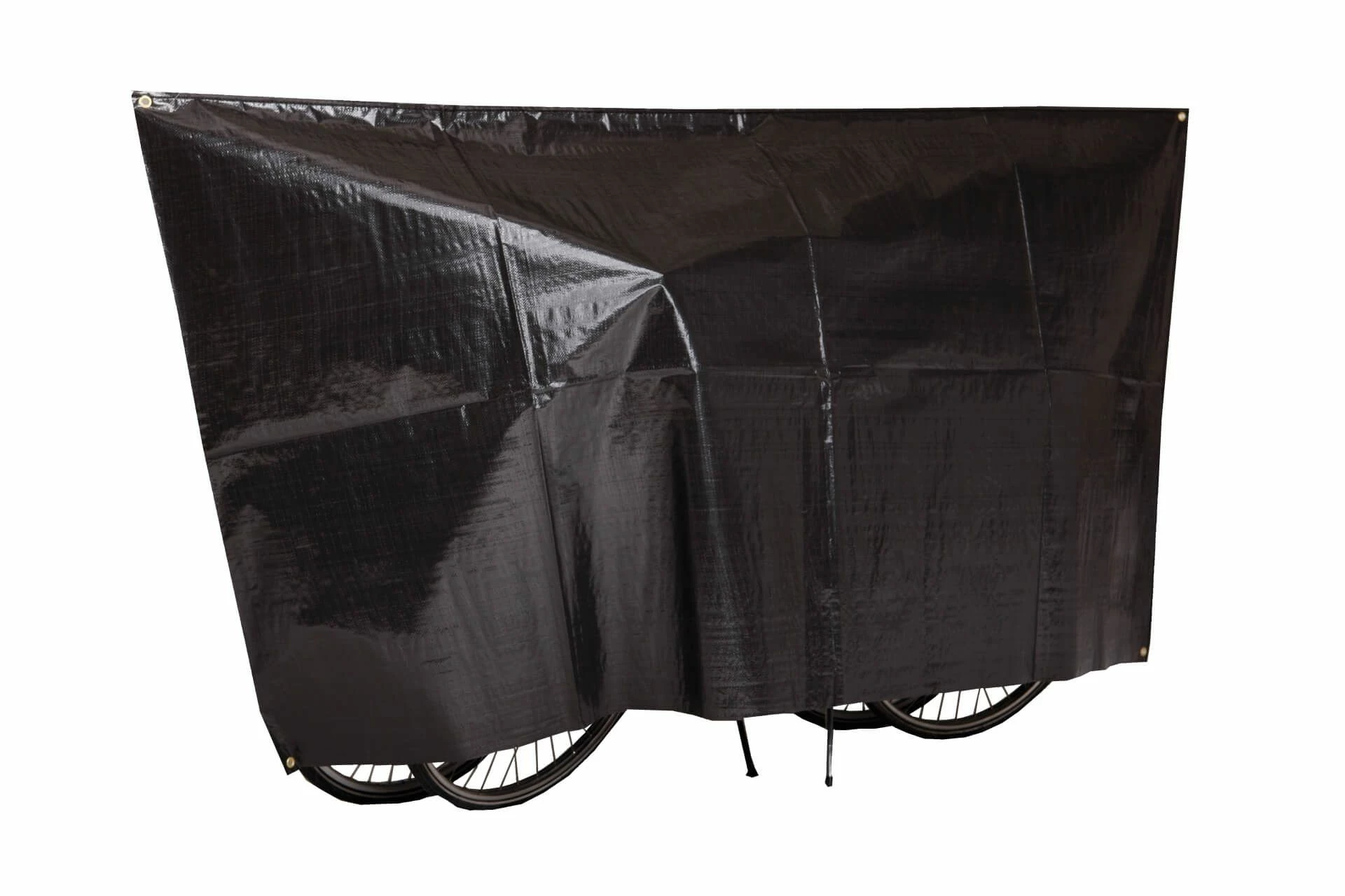 VK - Housse De Protection Pour Deux Vélos - Avec Oeillets & Cordelettes 4 VK - Housse De Protection Pour Deux Vélos - Avec Oeillets & Cordelettes – Image 4